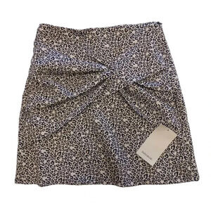 Zara Mini  Cheetah Print Stretchy Skirt Size XS